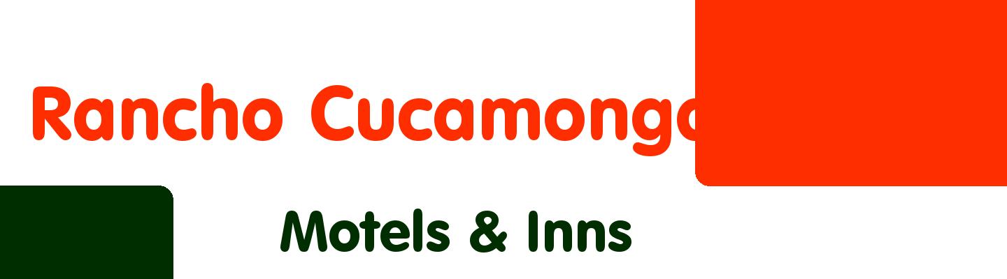 Best motels & inns in Rancho Cucamonga - Rating & Reviews